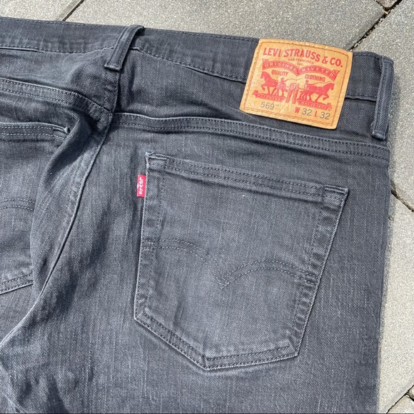 Levi’s 569 black denim jeans - size 32 x 32 - Picture 5 of 12